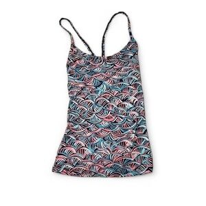 Lilly Pulitzer Luxletic Bandy Bra Tank in Multi Cabana Cocktail, size XS